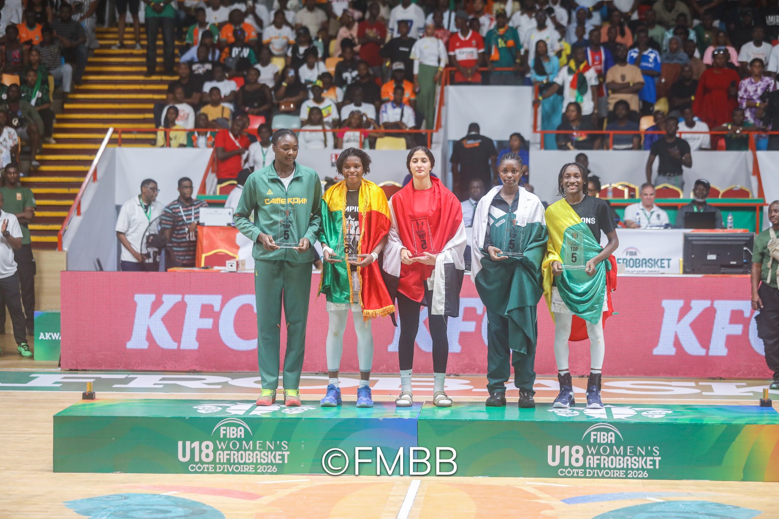 AFRO BASKET U18 Filles et Garçons : Et DE 10 pour les Aiglonnes