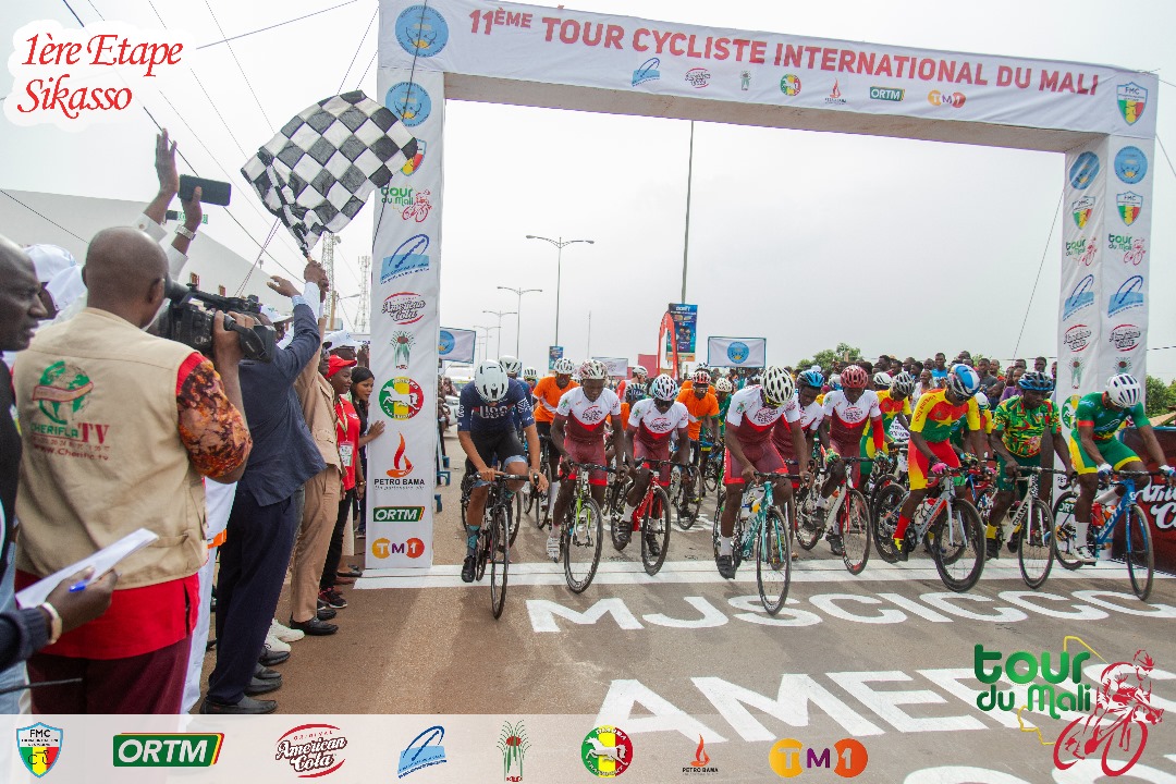 TOUR CYCLISTE INTERNATIONAL DU MALI – ÉTAPE 1 : LE BELGE BEDEKER BJORN ROI DU KENEDOUGOU  